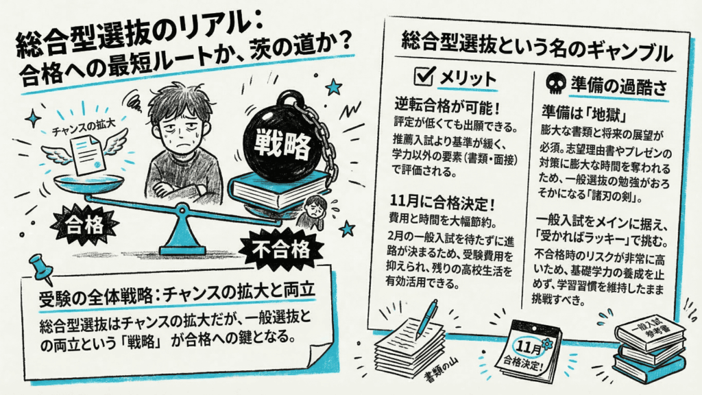 総合型選抜のメリットとリスク