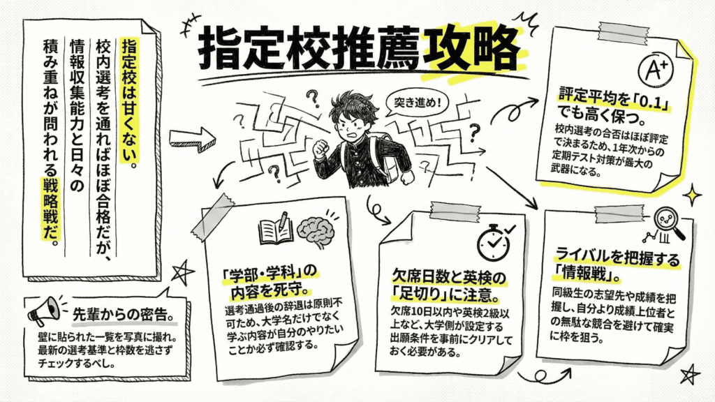 後悔しない「指定校推薦」合格戦略七箇条